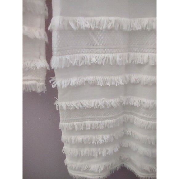 Trina Turk Ivory Fringe Sass Merino Wool Dress Size Small Please Read Descript - Picture 3 of 10